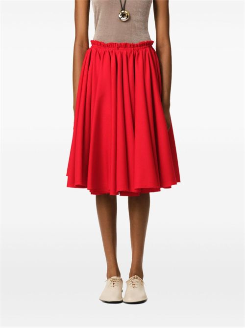 Pleated skirt AMI PARIS | FSK227WV0068632